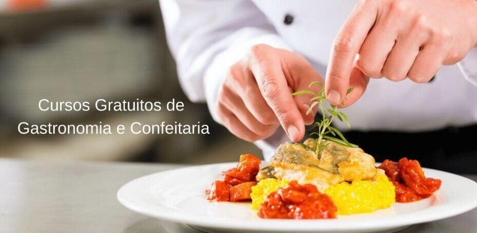 Cursos Gratuitos Online de Gastronomia e Confeitaria