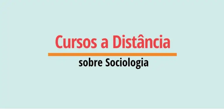 curso a distância sobre sociologia