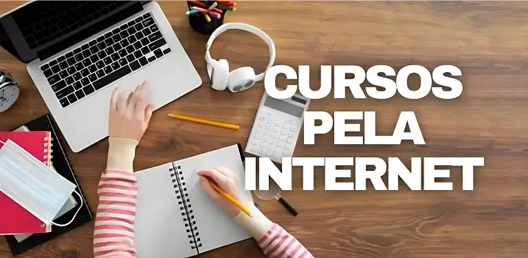 cursos pela internet