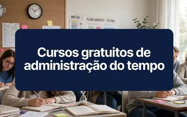 cursos gratuitos administração do tempo