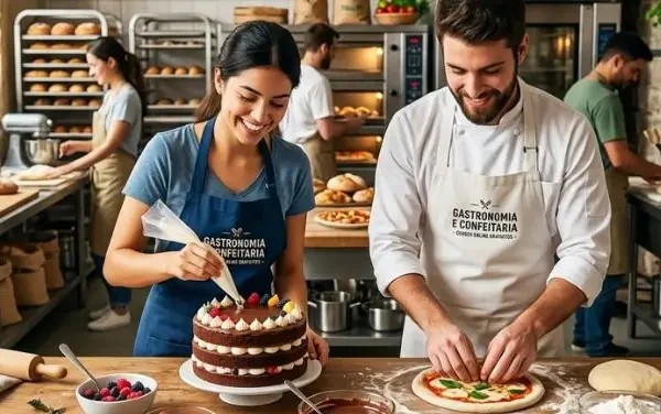 Cursos Gratuitos Online de Gastronomia e Confeitaria