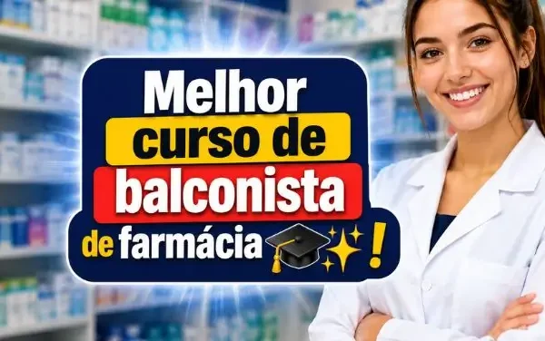 Melhor curso de balconista de farmácia
