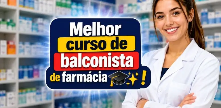 Melhor curso de balconista de farmácia